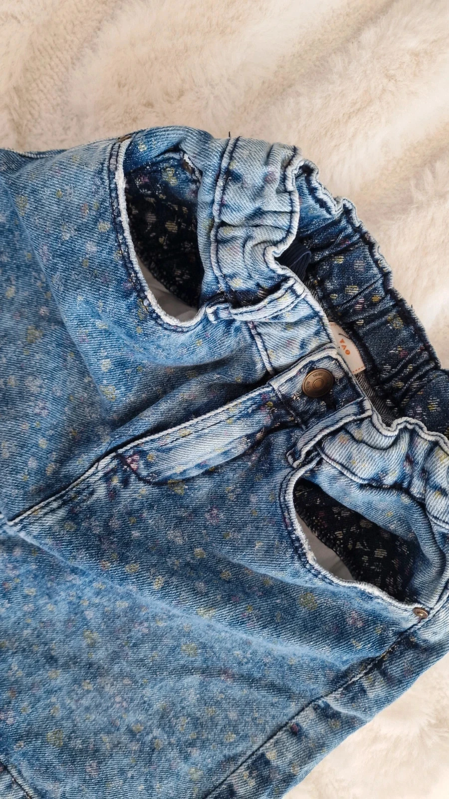 Saia jeans feminina Tape à l’üeil  8 anos (128 cm)  Muito bom estado – photo 3